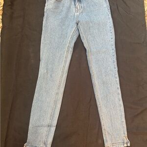 RVCA mid skinny crop Blue Women's Jeans